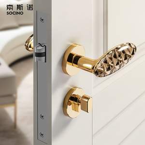 PVD Altın Kaplama Modern Lüks Çinko Alaşımlı Çok Satan Kapı Kolu Seti Yüksek Kaliteli Villa, Oturma Odası ve Otel Kullanımı İçin Kapı Kolları - Product Image 3