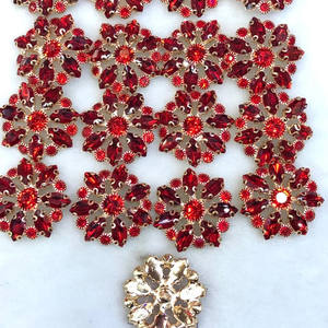 Botón de perlas y diamantes de imitación de plástico, flor colorida de resina, novedad de <span class=keywords><strong>2022</strong></span> - Product Image 4