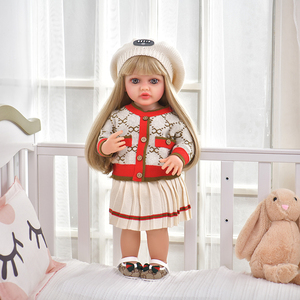 Muñecas Reborn Realistas de Fábrica de 55 cm con Función de Lenguaje, Muñecas Reborn de Silicona Suave para Niñas - Product Image 2