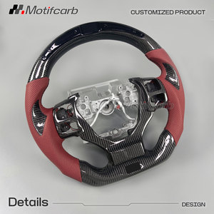 พวงมาลัยคาร์บอนไฟเบอร์ LED แบบกำหนดเองสำหรับ Lexus IS RC NX GS 250 300 300h 350 500 F Sport ปี 2013-2025 อัพเกรดภายใน - Product Image 3