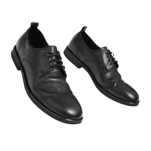 รองเท้าหนังทรงธุรกิจหัวโต รองเท้าออกงาน พื้นรองเท้าทำมือแบบ Goodyear ลายนูน รองเท้าผู้ชาย - Product Image 6