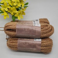 Corde torsadée en jute et chanvre, naturelle, pour emballage artisanal, décoration de bouquets faits main, 100 m de longueur