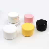 Nouveau style – Pot en plastique PP 8oz 16oz pour crème, pot de voyage pour crème contour des yeux, pot vide pour lotion, soins de la peau, cosmétiques, cire capillaire, avec couvercle à vis