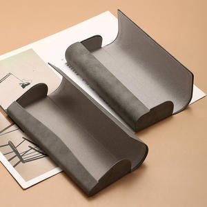 איכות גבוהה מעור עבודת משקפי שמש במקרה לוגו מותאם אישית עיצוב משקפיים מעור תיבת משקפיים - Product Image 3