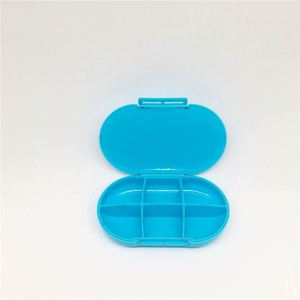 Plastic 5 Grid Pill <b>Container</b> | Travel Medicine Organizer with Detachable Design Transparent Shell Daily <b>Tablet</b> Sorter Box - Product Image 4