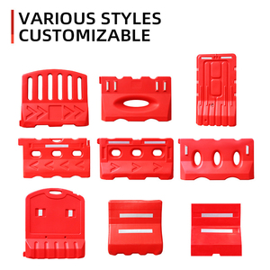 XZL Anti-collisione barriere di sicurezza dell'acqua di sicurezza stradale in plastica barriere riempite d'acqua autostrada isolamento flessibile dighe - Product Image 2