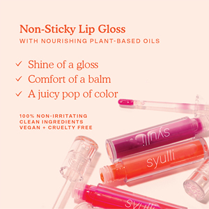 Gloss à lèvres en gelée brillant, fini haute brillance, apaisant pour les lèvres, non collant, avec logo personnalisé, biologique - Product Image 3