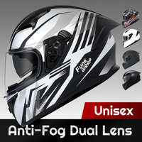 Vente en gros d'usine de casques de moto cool intégraux blanc rouge hommes femmes saison course Cascos Bicicleta casque de moto sans fil