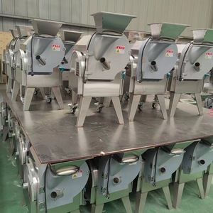Machine de découpe automatique industrielle multifonction grande capacité pour légumes et fruits en dés, en cubes, en tranches - Product Image 4