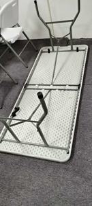 Table pliante portable 6 pieds X 30 pouces <span class=keywords><strong>en</strong></span> plastique intérieur et extérieur pour pique-nique, barbecue, fête - Product Image 3