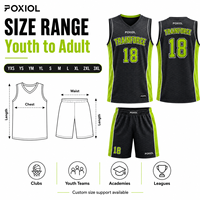 Ensemble maillot et short d'entraînement de basketball personnalisé grande taille, respirant, pour les séances d'entraînement des clubs britanniques