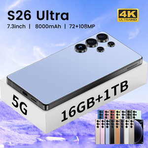 Original S26 Ultra 16GB + 1TB 108mp HD Máy ảnh 7.3 inch 10 core 5g điện thoại thông minh Thẻ kép <span class=keywords><strong>Android</strong></span> 14 100W sạc nhanh Tây Ban Nha - Product Image 4