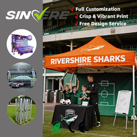 Tente Pop-Up Personnalisée 10x10 avec Logo, Imperméable et Facile à Installer pour les Stands Professionnels