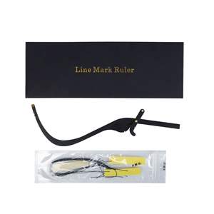 Juego de Herramientas de Microblading Ravi para Maquillaje Permanente, Regla de Acero Inoxidable para Marcar Líneas de Cejas de 22x6cm, Fácil de Usar, Práctico para Tatuajes - Product Image 3