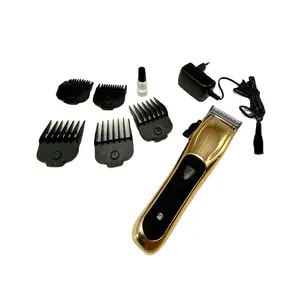 Gouden Haar Trimmer Cut Machine Draadloze Metalen Elektrische Clippers Mannen Cordless Professionele Tondeuses