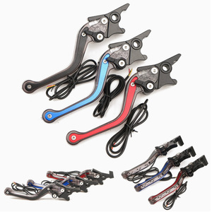 Leva Freno a Disco Anteriore/Posteriore per Moto e Veicoli Elettrici con Luci LED e Clacson a 6 Velocità - Product Image 2
