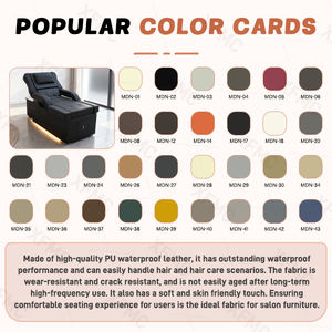 Chaise de bain de pieds électrique et shampooing inclinable pour le lavage des cheveux, lit de massage intégré avec pédicure - Product Image 5