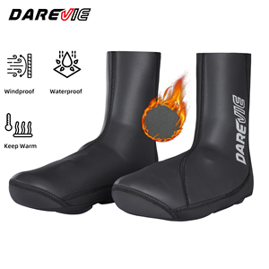 Darevie - <span class=keywords><strong>Cubrezapatillas</strong></span> de <span class=keywords><strong>Ciclismo</strong></span> de Neopreno Impermeables para Invierno, <span class=keywords><strong>Cubrezapatillas</strong></span> Térmicos y Cortavientos para Bicicleta de <span class=keywords><strong>Montaña</strong></span> y Carretera - Product Image 2