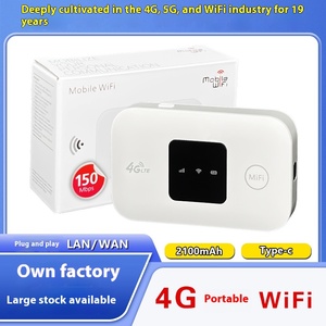 Router Móvil Wi-Fi Portátil MF800 802.11n H806 LTE 4G 2.4G 5G 2167Mbps con 4 Antenas WDS/WPS para Coche <span class=keywords><strong>y</strong></span> Hogar, Conexión por Tarjeta, Negro - Product Image 5