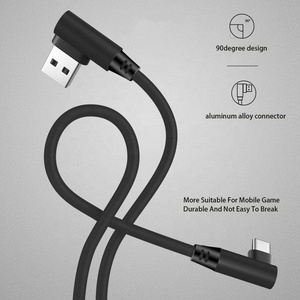 Cable de carga rápida para juegos móviles, cable macho de 5V, 3A, USB 2,0 <span class=keywords><strong>A</strong></span>, ángulo de 90 grados, tipo <span class=keywords><strong>L</strong></span> <span class=keywords><strong>A</strong></span> tipo <span class=keywords><strong>c</strong></span>, ángulo de 90 grados - Product Image 4