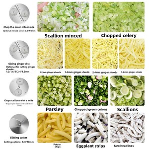 Coupe-légumes électrique commercial entièrement automatique pour pommes de terre, radis, oignons, pour découpe en dés, tranches, granulés et blocs, destiné aux usines de snacks - Product Image 3
