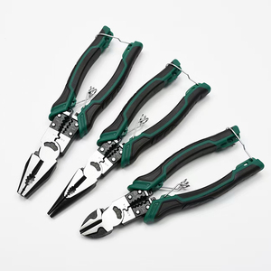 Venta Directa de Fábrica: Alicates Multifunción de Tres Piezas (Punta Fina/<span class=keywords><strong>Diagonal</strong></span>/Corte) en Verde, Acero Cromo Vanadio, Métricos, OEM - Product Image 1