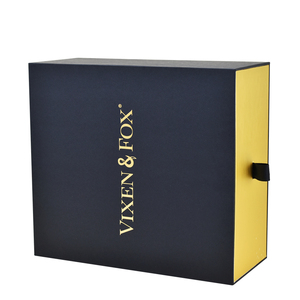Wholesale Custom Luxury Wine <b>Bottle</b> Packaging <b>Box</b> Rigid Paperboard Sliding Drawer Gift <b>Box</b> with Ribbon - Product Image 3