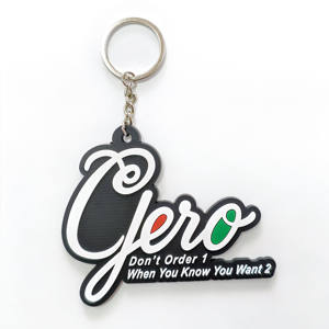 سلسلة مفاتيح مطاطية مخصصة بتصميمك الخاص كهدية للشركة، حلقة مفاتيح مخصصة بالحروف للبيع بالجملة - Product Image 1