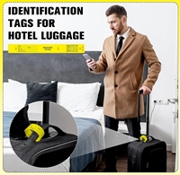 Individuelle Gepäckanhänger zur Identifizierung von Koffern und Taschen für Hotels und Motels