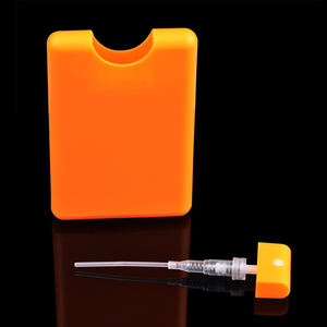 ขวดสเปรย์ฆ่าเชื้อขวดใส่บัตรเครดิตพร้อมเคสซิลิโคนขวดสเปรย์ฆ่าเชื้อแอลกอฮอล์ในบัตรเครดิตแบบเปล่า - Product Image 6