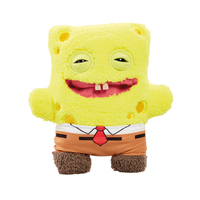 Peluche Fuggler Bob l'éponge Patrick Star Série Petits monstres amusants Monstre moche Dent Cadeau d'anniversaire de Noël