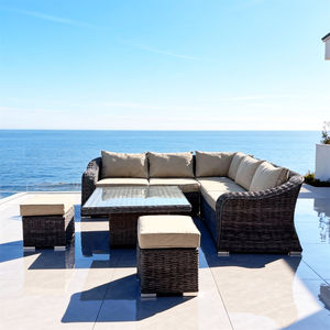 Conjunto de Sofás de Ratán Multifuncional, Muebles de Patio Resistentes a la Intemperie, Color y Tamaño Personalizables, Directo de Fábrica 2025 - Product Image 2