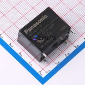 ALFG2PF24 Power Relay Through hole,15.7x30.1mm Relay 24V 1 Normally Open: 1A (SPST-Normally Open)::: 250V-AC AgSnO2 - Product Image 1