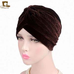 Gorros de turbante africanos personalizados al por mayor GTOP con logo, gorros de quimioterapia suaves y cómodos para dormir para mujer - Product Image 2