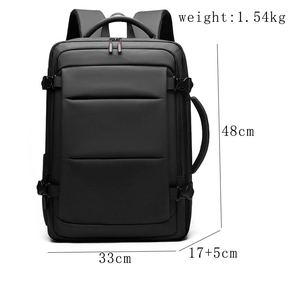 Thời trang công suất lớn máy tính xách tay ba lô bên ngoài cổng USB nhiều lớp lưu trữ thiết kế độc lập ngăn giày bên trong - Product Image 2