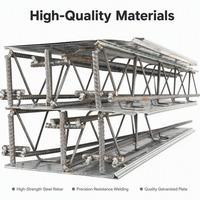 Composant essentiel pour la construction de maisons préfabriquées, poutre en acier pour terrasse, approvisionnement en gros, exportation