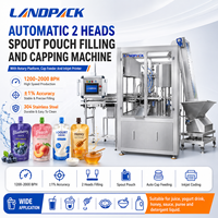 Machine de remplissage et de bouchage de sachets à bec verseur pour yaourt liquide, aliments pour nourrissons, boissons, purées de fruits et jus de fruits