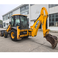 Chargeur rétrocaveuse JCB 3CX d'occasion en haute condition JCB 4CX Chargeur rétrocaveuse d'occasion pour la construction à bas prix à Shanghai