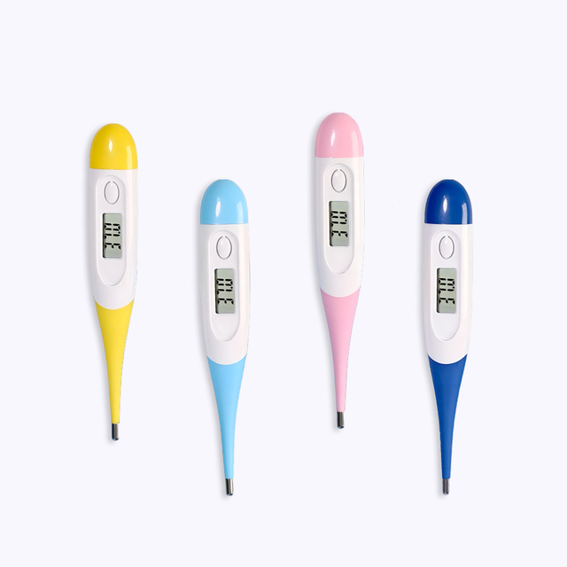 Mini Customize Clinical Quick Reading Beeper Function Flexible Thermometer Portable with LCD Display