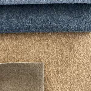 Tissu en velours polaire imitation cachemire Sherpa 340 GSM, production chinoise, export, disponible en beige, marron, gris, noir, pour revêtement de canapé - Product Image 2