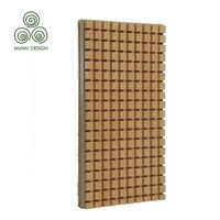 MUMU-Panel decorativo de madera para pared, Panel decorativo de lujo para el Interior, con listones laminados de lluvia, de pino mongol Scotch 3D