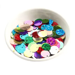 40 colors 10g/bag Wholesale Sequins Round PVC with Single hole Sewing DIY Decorations Shoes And Dancing Decoration