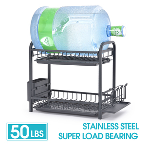 WIREKING, superventas, armario de cocina de metal de 2 niveles, <span class=keywords><strong>escurridor</strong></span> de platos, <span class=keywords><strong>vajilla</strong></span> sobre el fregadero, tendedero de platos para la venta - Product Image 4