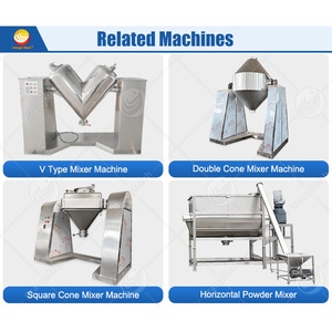 Orme đôi <span class=keywords><strong>Cone</strong></span> <span class=keywords><strong>Mixer</strong></span> Swing Máy xay sinh tố 100 lít trống trộn máy 3D hình nón trộn cho bột chất tẩy rửa - Product Image 2