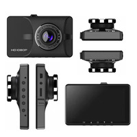 4.0 pouces IPS double objectif caméra de voiture Auto DVR caméscope voitures Parking enregistreur vidéo Dash Cam Full HD caméras enregistreur Dvrs Carcam