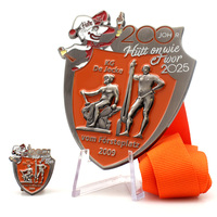 Cadeau en métal Médaille de carnaval colorée personnalisée LOGO personnalisé Médaille souvenir miraculeuse en alliage de zinc