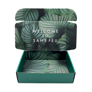 Cajas de Papel Corrugado para Cosméticos, Ecológicas, Hechas con Materiales Reciclados, Acabado Laminado, Diseño Personalizado, Recubrimiento UV, para Embalaje de Regalos - Product Image 1