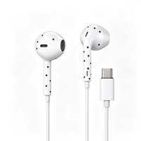 Écouteurs intra-auriculaires filaires Type C, son stéréo équilibré, légers et ergonomiques, compatibles avec les smartphones Android Type-C