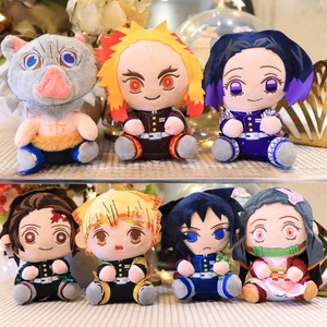 Kawaii Mềm 8 Inch Demon Slayer Thú Nhồi Bông Trẻ Em Búp Bê Dễ Thương Phim Hoạt Hình Nhân Vật Hoạt Hình Đồ Chơi Sang Trọng Cho Claw Máy - Product Image 1