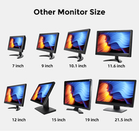 Moniteur LCD 19-21,5 pouces avec écran tactile capacitif et haut-parleur intégré, prix d'usine, résolution 1920*1080, moniteur d'ordinateur